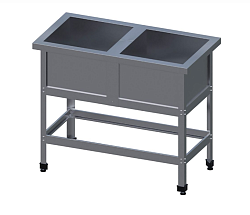 Ванна моечная ВСМ-2/600-ЮТ ТЕХНОЛОГИИ ЮГА