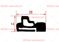 Уплотнитель 500 мм для печи (5056143)