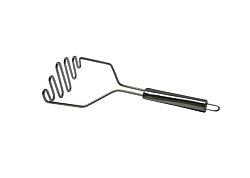 Картофелемялка 250 мм 125х73 мм нержавеющая сталь MGSTEEL