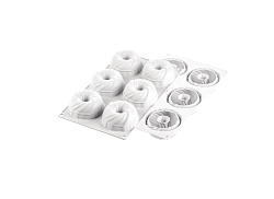 Форма для выпечки 105 мл 6 ячеек 75х35 мм Переплетение силикон SILIKOMART