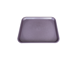 Поднос пластиковый прямоугольный 435х345х20 мм темно-фиолетовый ROAL