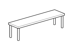 Полка настольная открытая CHEF LINE LOSO3519T1 APACH