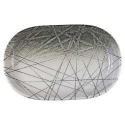 Блюдо овальное 37см Caos ID Fine