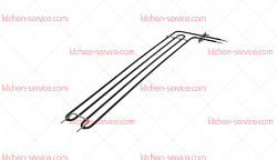 Элемент нагревательный ТЭН 2500 Вт для печи (3355531)