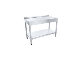 Стол разделочный ПРОФИ НТ AISI304 с бортом СРОб-8/7П304НТ-М ПИЩЕВЫЕ ТЕХНОЛОГИИ