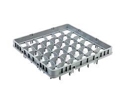 Секция дополнительная для кассеты 36 ячеек закрытая е1 500х500х120 мм серая NORMA