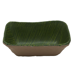 Салатник 750 мл прямоугольный Green Banana Leaf пластик меламин P.L. PROFF CUISINE (JW50765-TAI)
