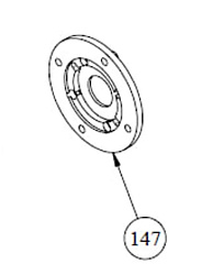Фланец редуктора для LM-130A KT (LM130A147)