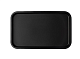 Поднос 52,5х32,5 см черный поверхность шагрень (110) MGprof (1737)