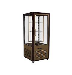 Витрина кондитерская D4 VM 120-2 (R120Cвр) (0109-0102 (коричнево-золотой)) ПОЛЮС