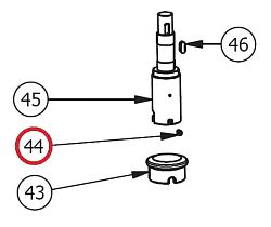 Винт М5х8 #44 для машины тестомесильной WLBAKE (10505008)