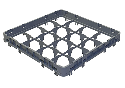Секция дополнительная для кассеты 16 ячеек закрытая E1 500х500х70 мм серая TRIBECA