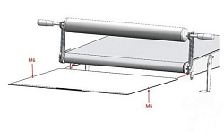 Лоток для муки для тестораскатки R55 ROLLMATIC