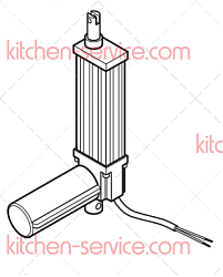 Мотор подъема корзины левый для ELECTROLUX (006691)