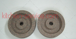 MS300_40+43 EMERY WHEEL Камень затачивающий для слайсера Starfood 300 комплект