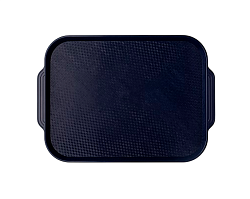 Поднос 45х34,5 см, темно-синий АБС-пластик, особо прочный морозостойкий MGprof (175)0