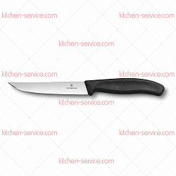 Нож для стейка 12 см черная ручка набор 2 шт. VICTORINOX (6.7903.12B)