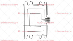 Элемент нагревательным ТЭН 4300Вт (416094)