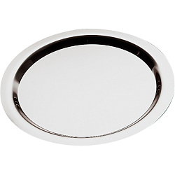 Поднос «Файнес» круглый 38 см серебряный APS