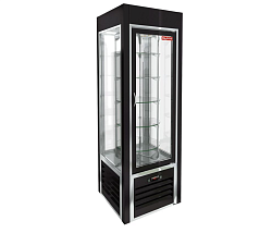 Витрина холодильная кондитерская VRC 350 R Sh Black FR HICOLD