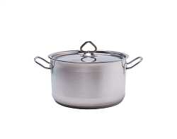 Кастрюля 5 л 23.5х13 см тройное дно с крышкой (индукция) нержавеющая сталь MGSTEEL