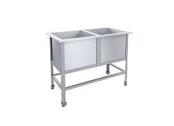 Ванна моечная 2 секции Стандарт ЦК ВМО2-530СЦК-М ПИЩЕВЫЕ ТЕХНОЛОГИИ