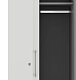 Гардероб-купе HG КОБОР 120/40/M aluminum/premium