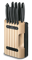Набор ножей на деревянной подставке 35,5 см VICTORINOX