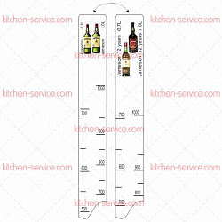 Линейка барная Jameson (700 мл/1 л) / Jameson 12 лет (700 мл/1 л) P.L. PROFF CUISINE (81250071)