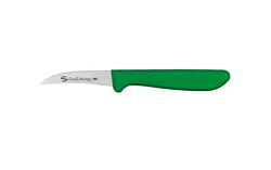 Нож для чистки овощей Supra Colore зеленая ручка 7 см SANELLI (ST91007G)