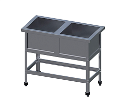 Ванна моечная ВСМ-2/530-ЮТ-Э ТЕХНОЛОГИИ ЮГА