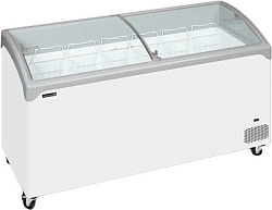 Ларь морозильный со стеклянной гнутой крышкой NIC500SCEB TEFCOLD