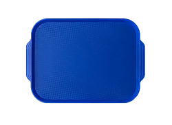 Поднос 45х34,5 см, голубой, поверхность классик (123) MGprof (1730)