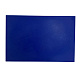Доска разделочная 600х400х18 мм, полипропилен, синяя поверхность шагрень MGprof (1713)