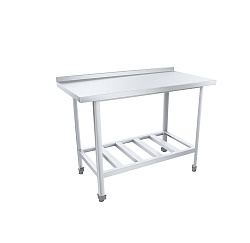 Стол разделочный с бортом СТАНДАРТ НК СРОб-112/6СНК ПИЩЕВЫЕ ТЕХНОЛОГИИ