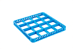 Вставка для кассеты посудомоечной на 16 стаканов 500х500х45 мм KITCHEN MUSE (JW-16)