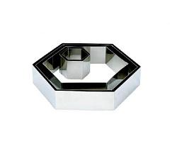 Форма кондитерская 23,5х25,5 см "Шестиугольник" MGSTEEL