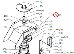 Выключатель магнитный HM-PR15. 2-AWG-AX-200 для овощерезки RG-300i HALLDE (47208)