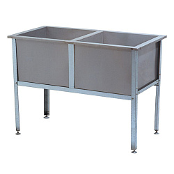 Ванна моечная без борта ВМ-2/700 ATESY