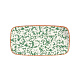 Блюдо прямоугольное 35см (34x16) Venecia Green ID Fine