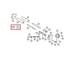 Блок валов верхний в сборе для машины тестораскаточной WLBAKE (RiF A)