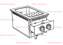 Макароноварка встраиваемая 700 серии CHEF LINE SLDI7PCE4 APACH