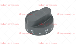 Ручка серая регулировочная для печи (3241327)