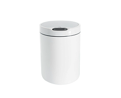 Ведро для мусора сенсорное JAH-6111 12 л (круглое, белое) FOODATLAS