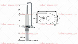 Электрод зажигания для KUPPERSBUSCH (162805)