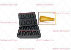Форма для треугольных тарталеток DH Tartmatic Plate 44 KOCATEQ