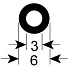 Уплотнитель 6 мм для HENKELMAN (0320220AN)