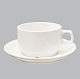 Пара чайная 130 мл белая фарфор Stackable P.L. PROFF CUISINE (F3655/F3656)