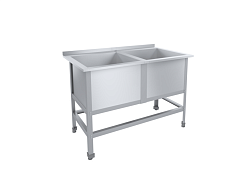 Ванна моечная Эконом ЦК ВМО2-530ЭЦК-Мб с бортом ПИЩЕВЫЕ ТЕХНОЛОГИИ