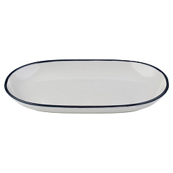 Блюдо овальное 37см Modest Navy ID Fine